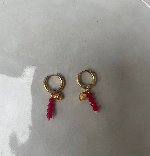 DQ Hart Hoops bordeaux/goud