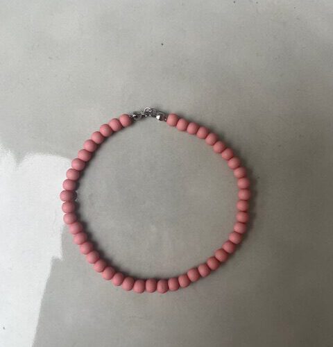Candy Bubble Armband roze/zilver