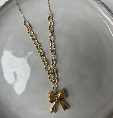 Big Bow Ketting goud
