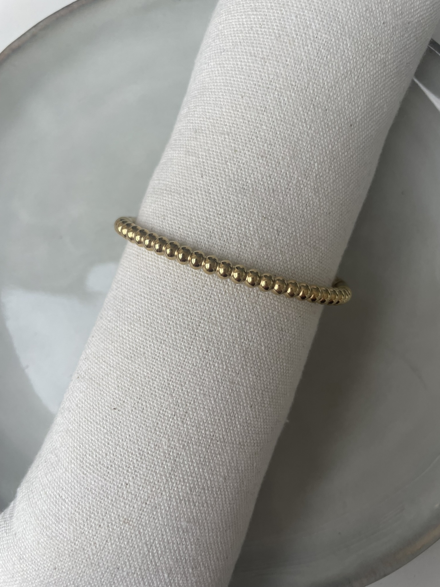 Balls Click Bangle goud