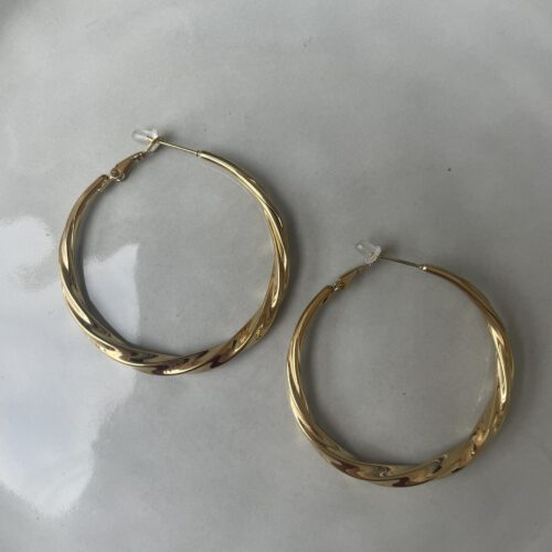 Twist Hoops goud