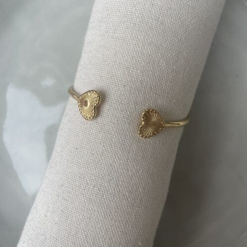Heart to Heart Bangle goud