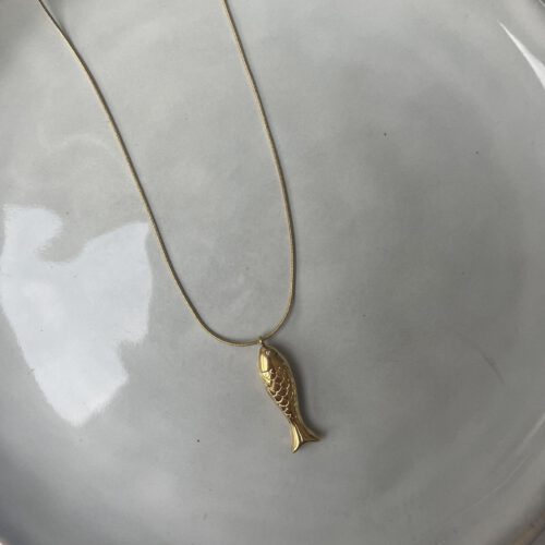 Vis Ketting goud