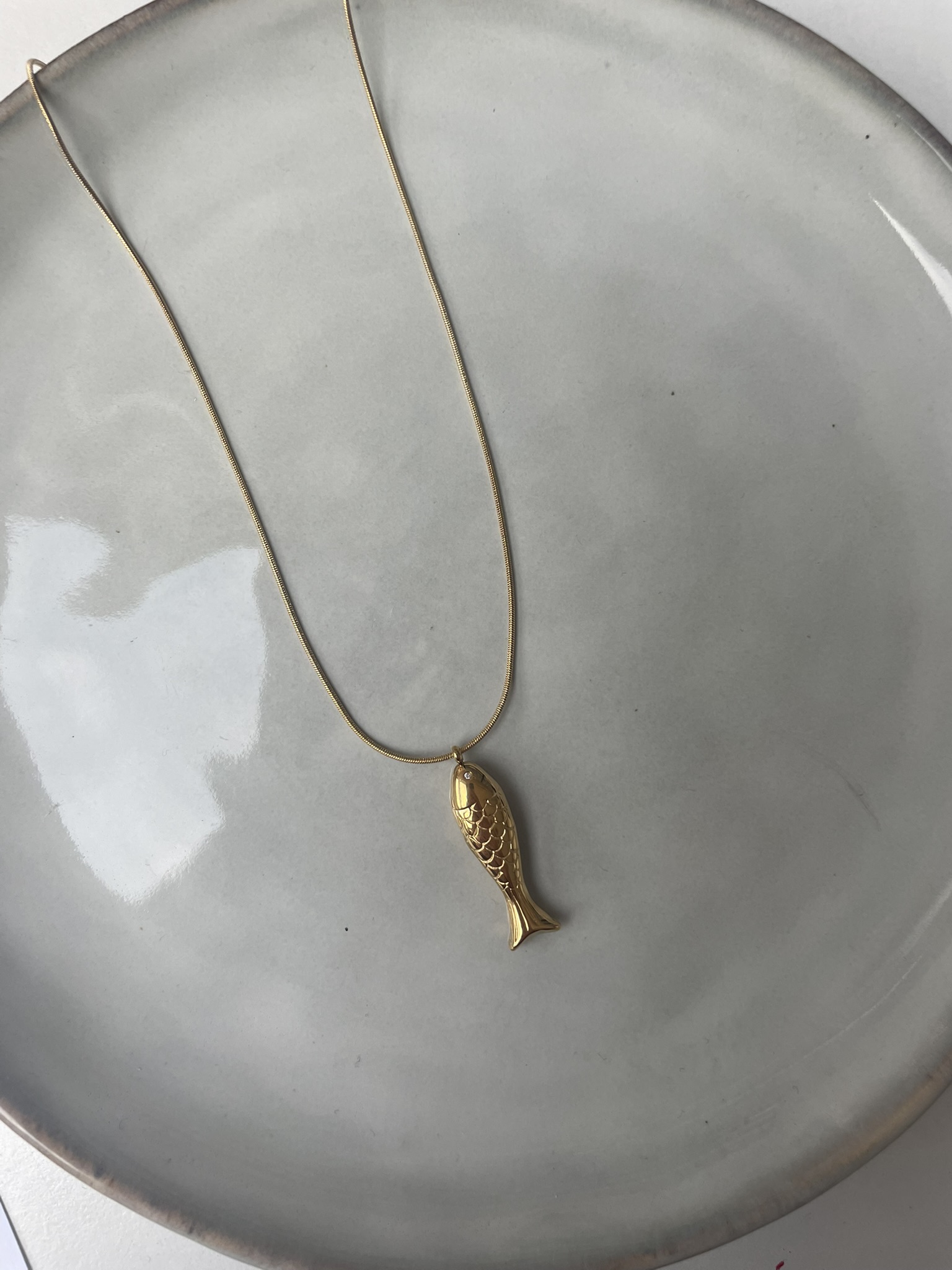 Vis Ketting goud