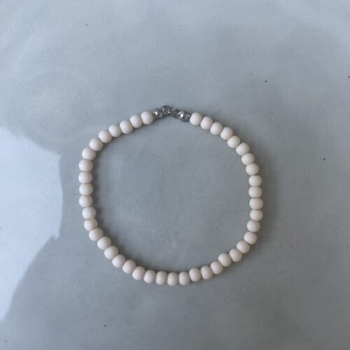 Candy Bubble Armband beige/zilver