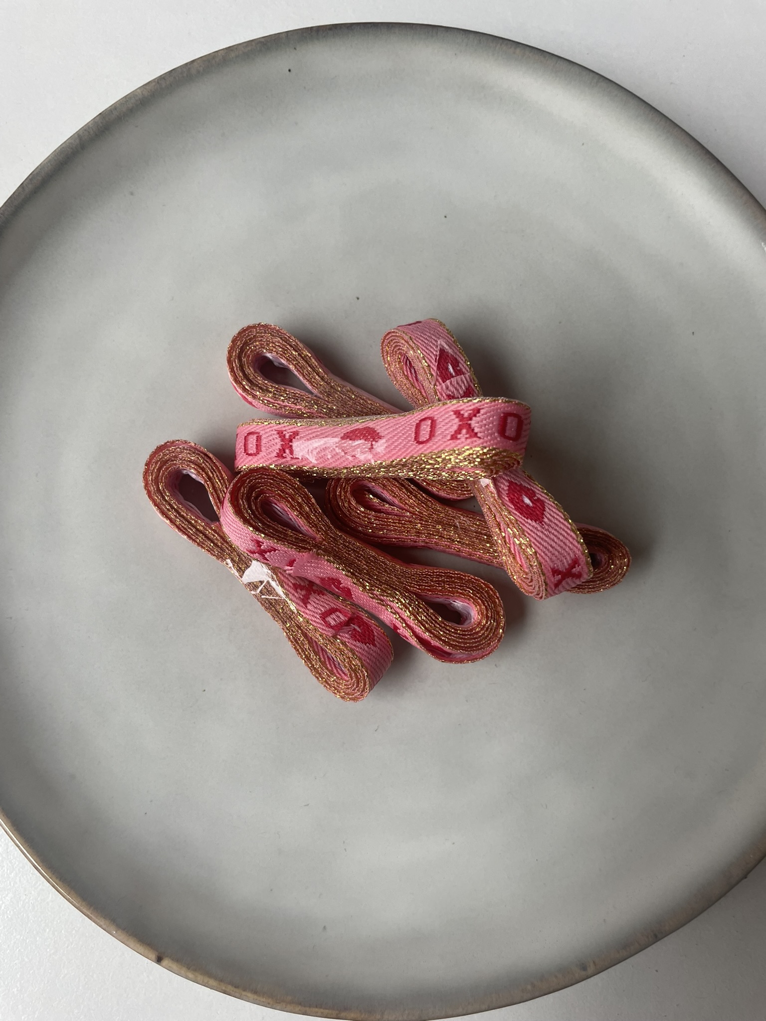 XOXO Lint rood/roze