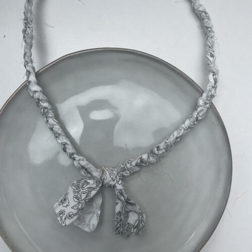 Bandana Ketting groen/wit