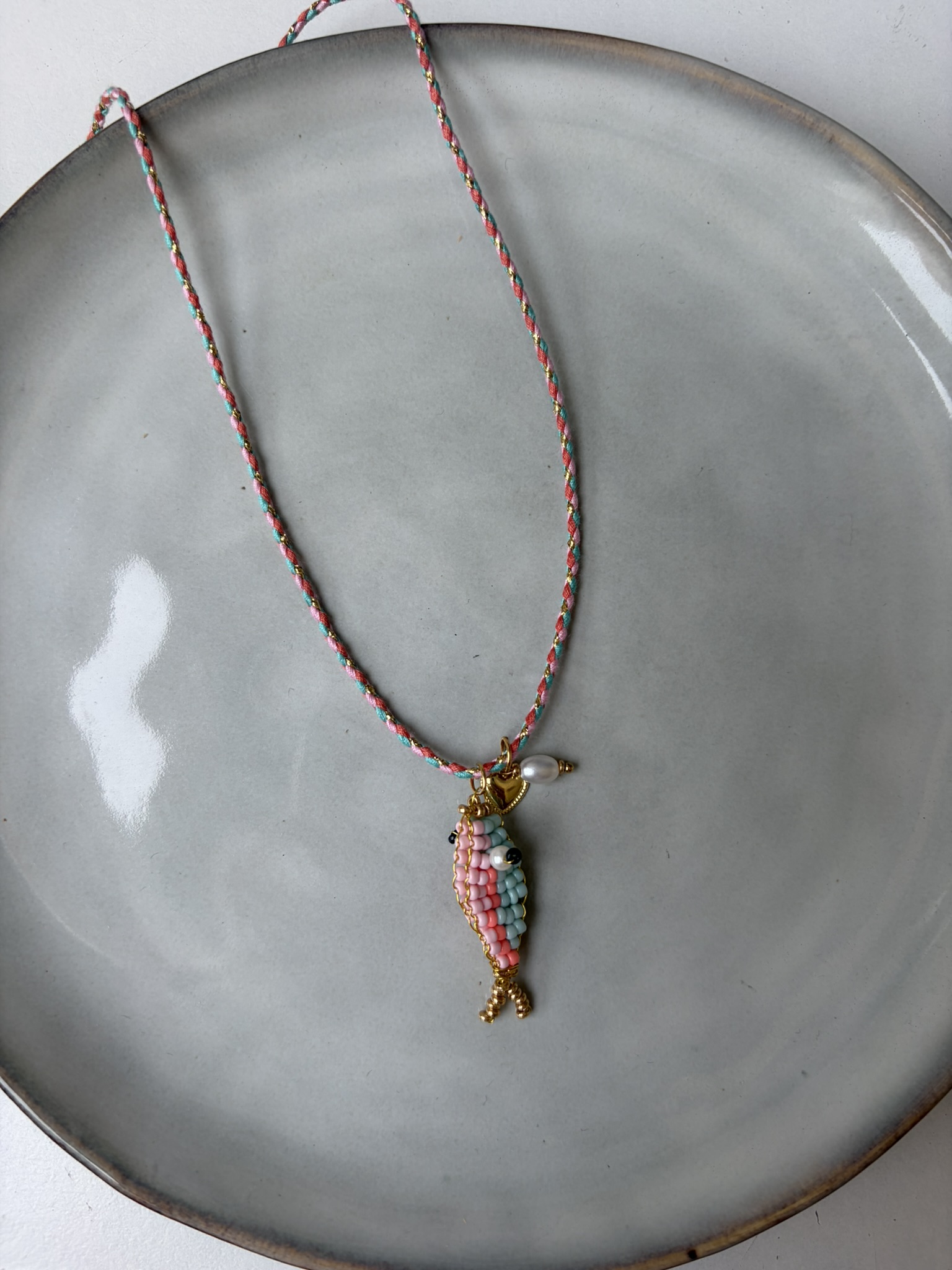 Rope Fish Charm Ketting