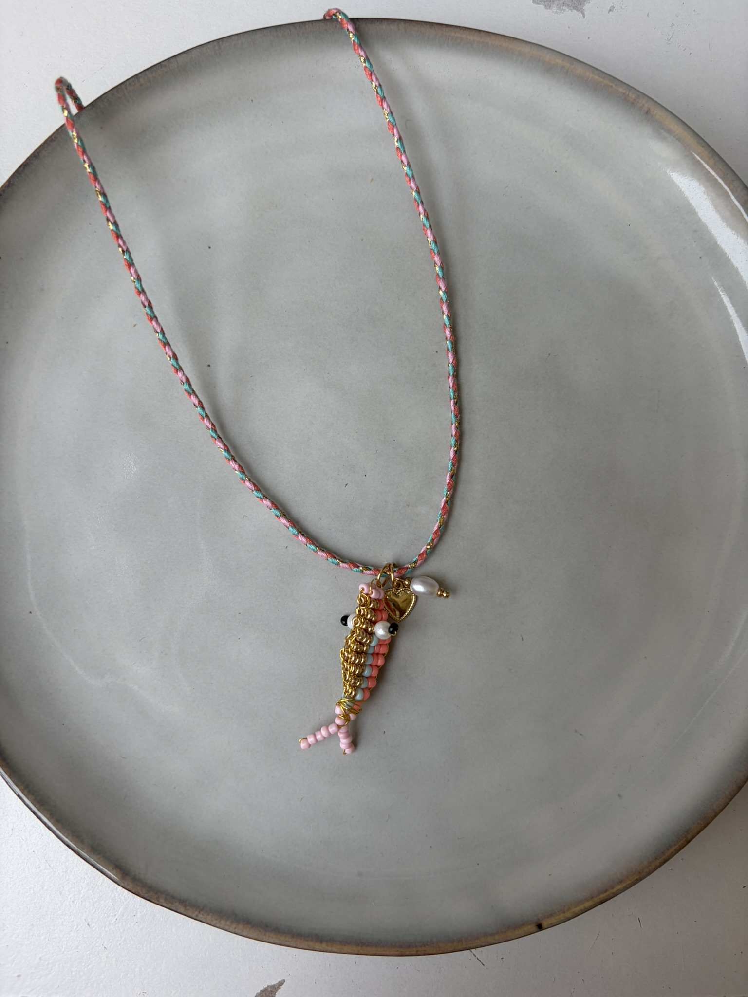 Rope Fish Charm Ketting