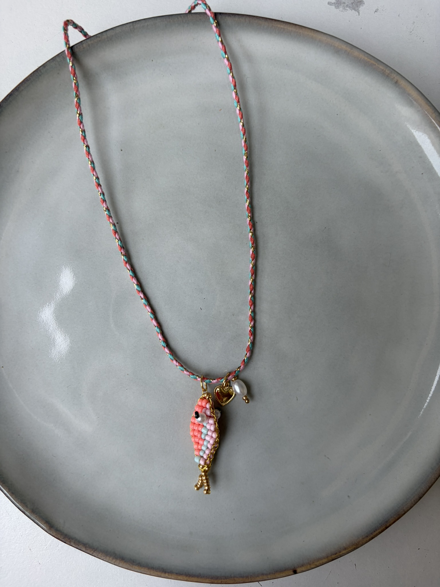 Rope Fish Charm Ketting