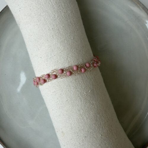 Swirl Armbandje roze