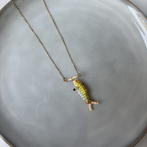 Kids Fish Ketting goud/geel