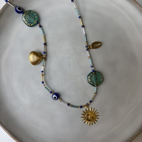 Ibiza Sun Ketting blauw