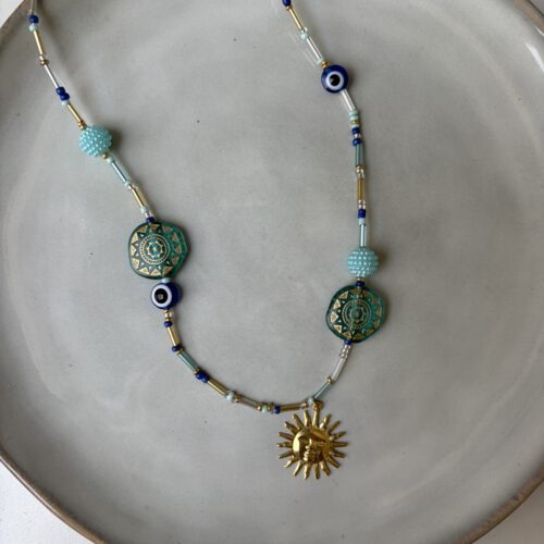 Ibiza Sun Ketting blauw