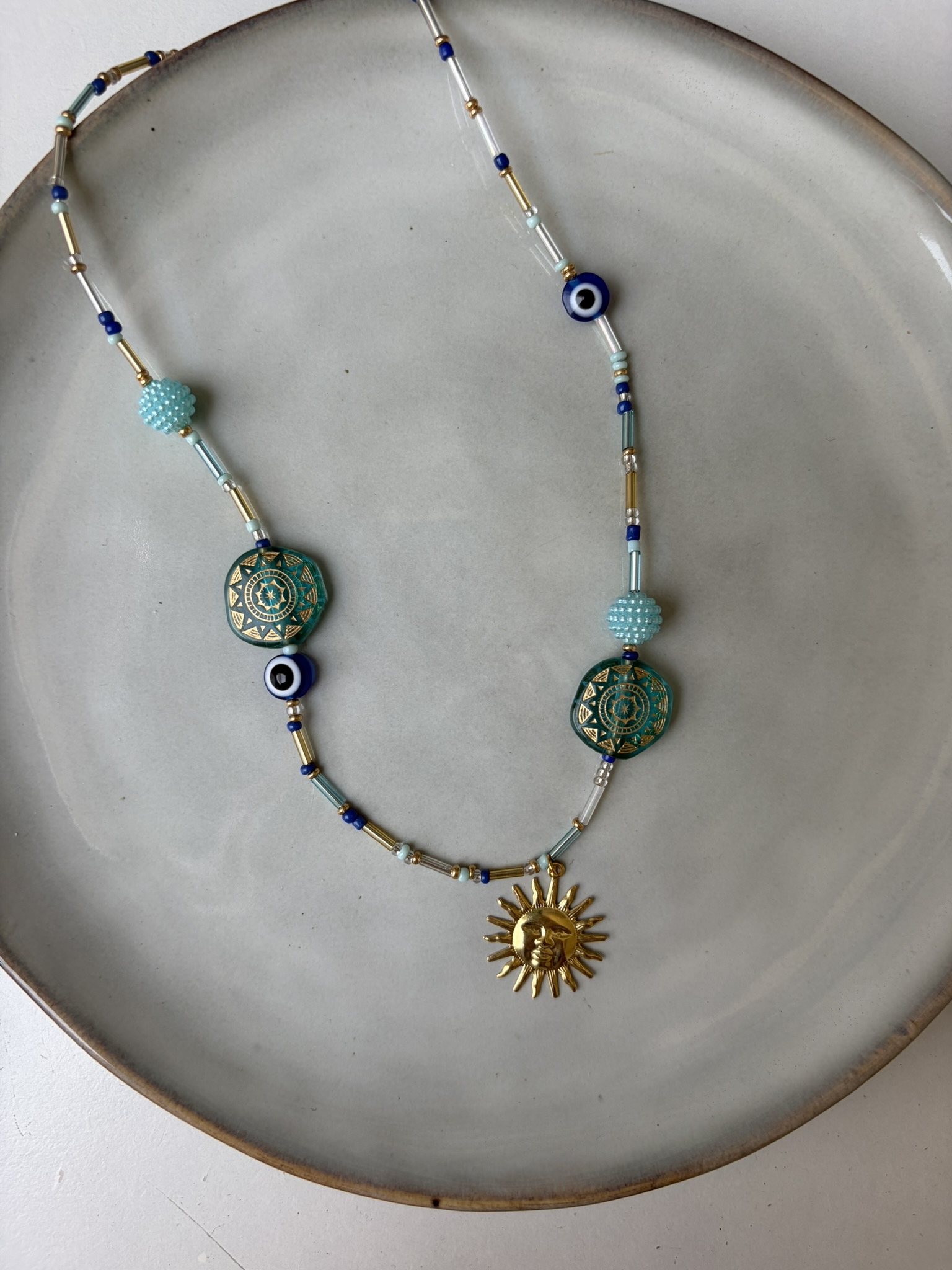 Ibiza Sun Ketting blauw