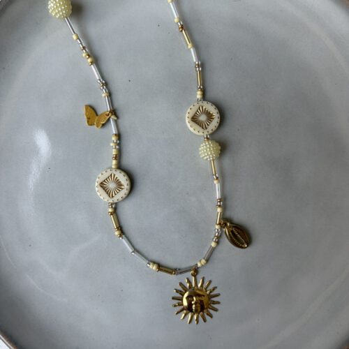 Ibiza Sun Ketting geel