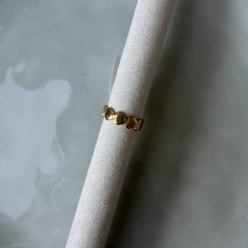 Little Hearts Ring goud