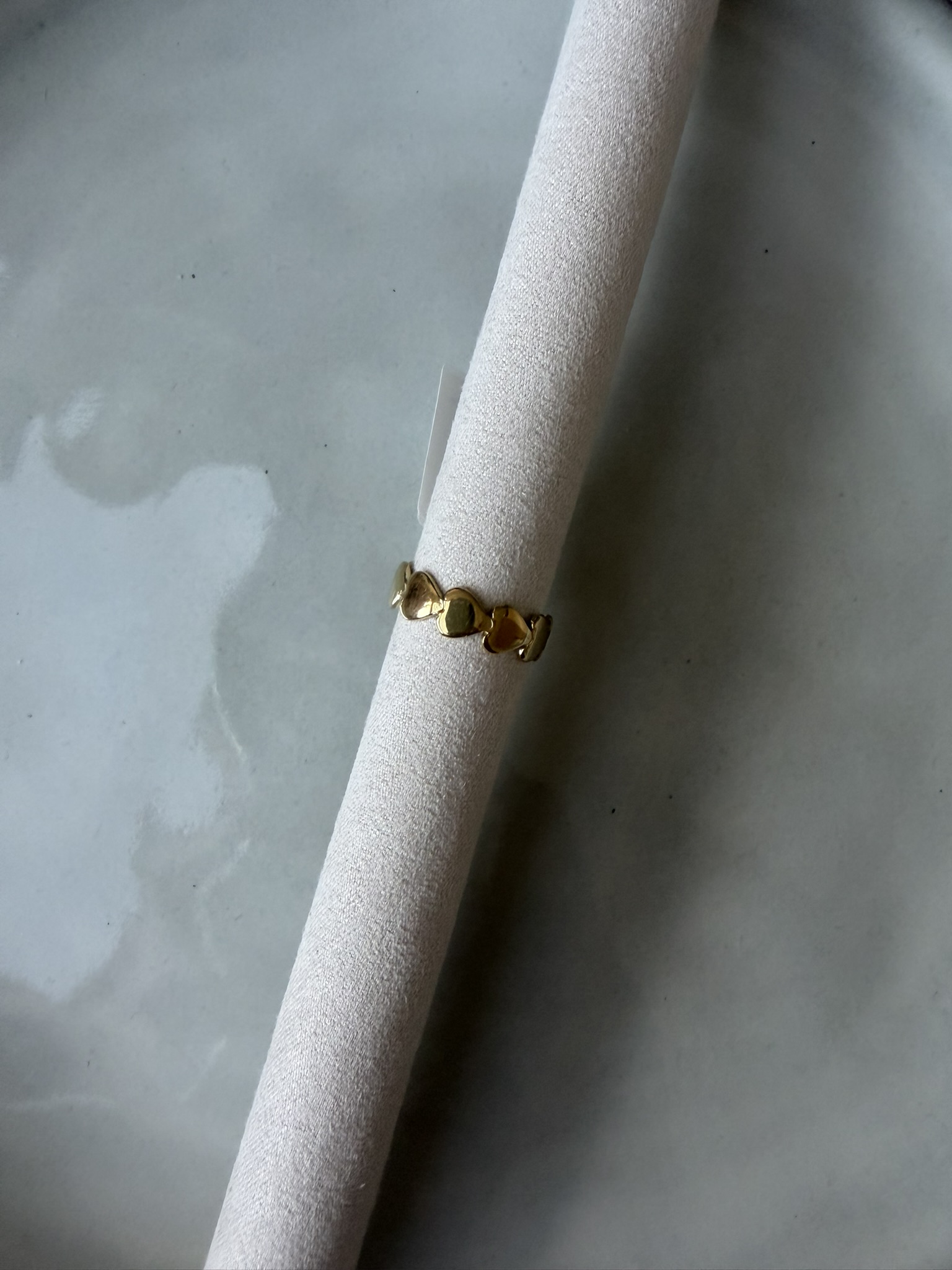 Little Hearts Ring goud