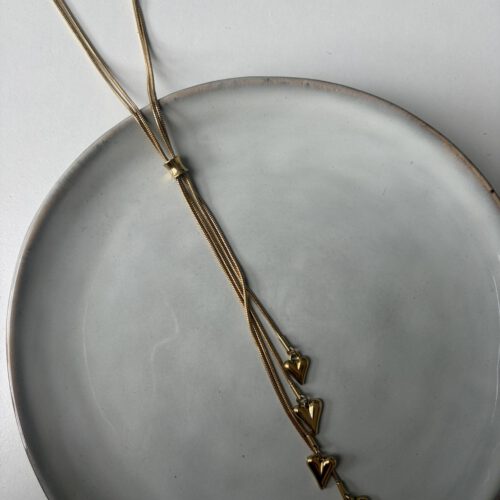 Little Hearts Lange Ketting goud