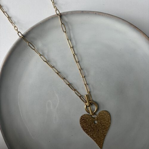 Connected Heart Lange Ketting goud
