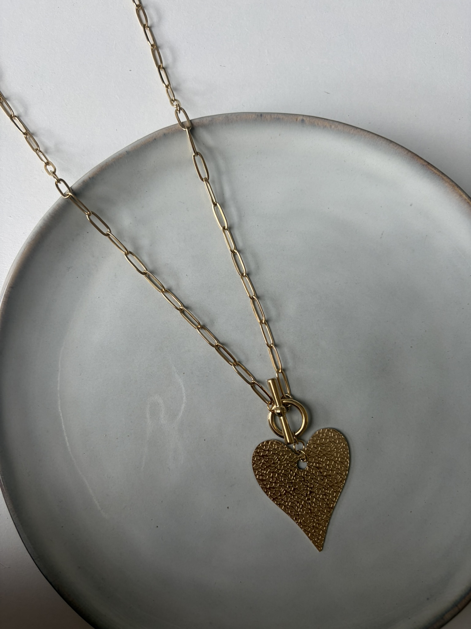 Connected Heart Lange Ketting goud