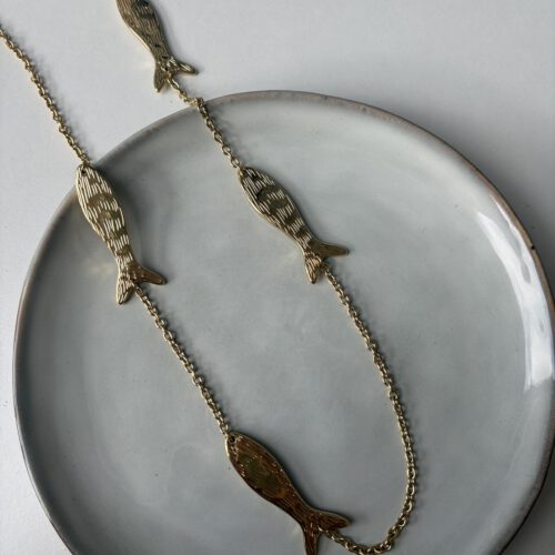 Big Fish Lange Ketting goud