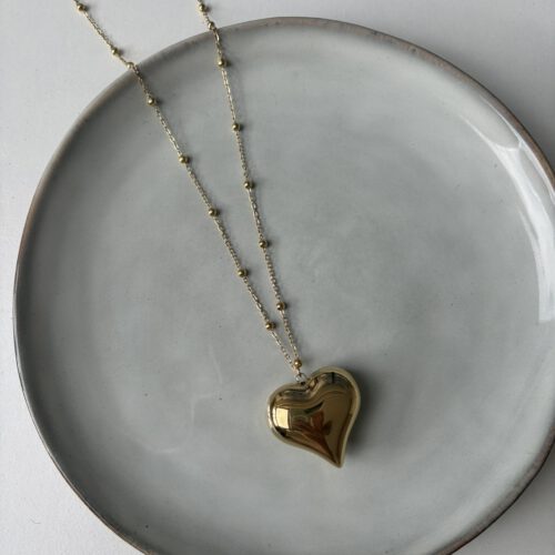 Big Hart Lange Ketting goud 2.0