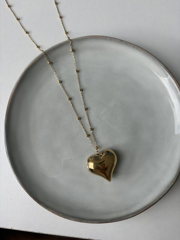 Big Hart Lange Ketting goud 2.0
