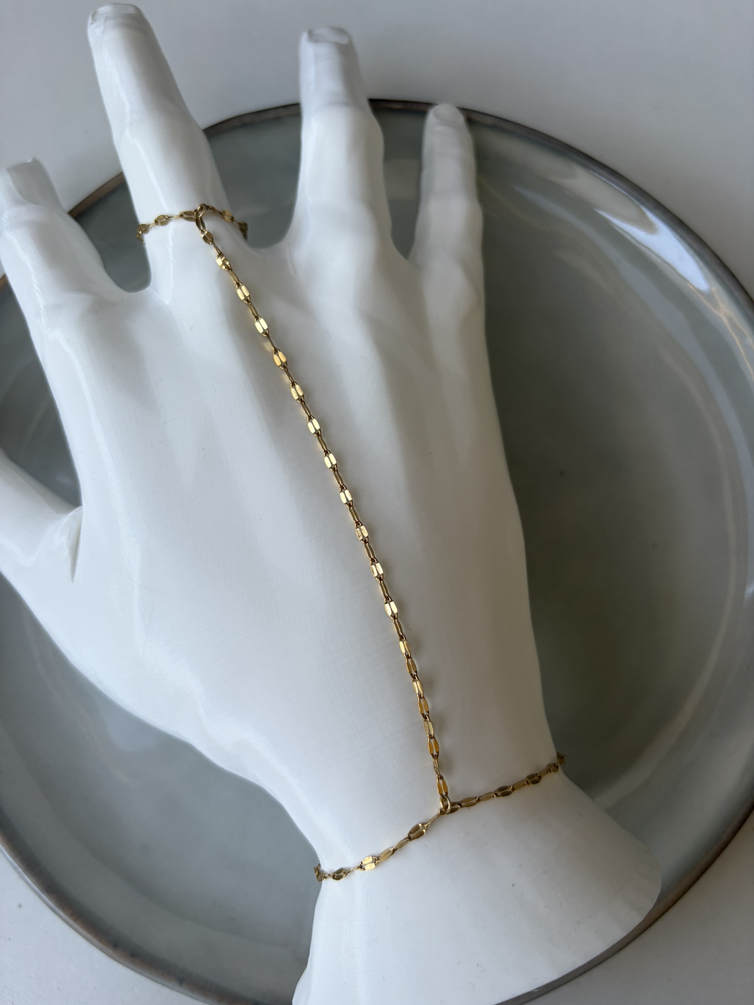 Schakel Handchain goud