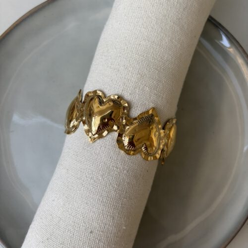 Big Hearts Bangle goud