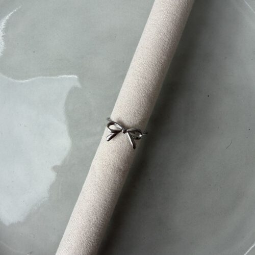 Bow Ring zilver