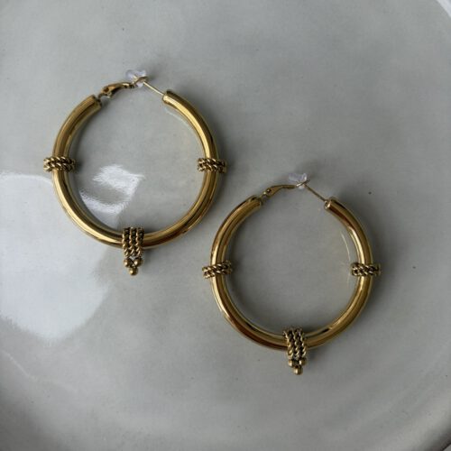 Big Bali Hoops goud