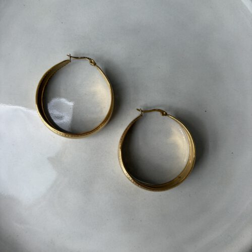 Thick Hoops goud