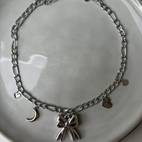Bedelketting zilver (14)