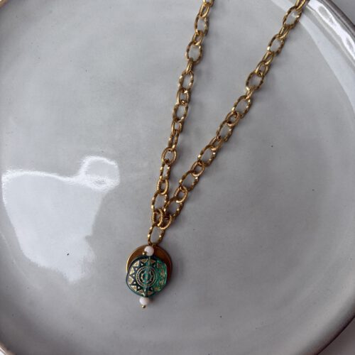Chunky Chain Ocean Ketting goud