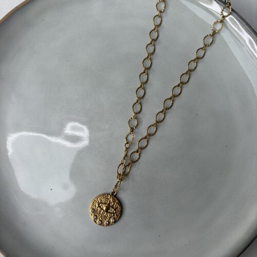Sparkle Eye Ketting goud