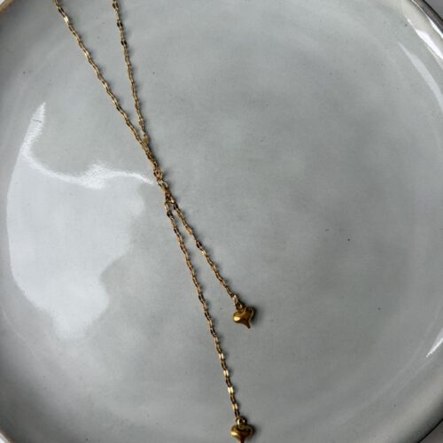 Drip Hearts Ketting goud
