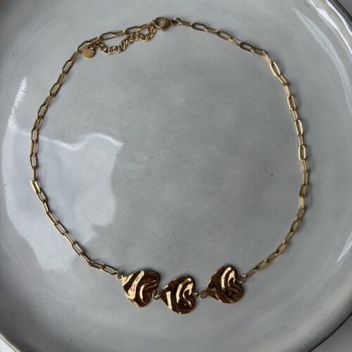 Little Hearts Ketting goud