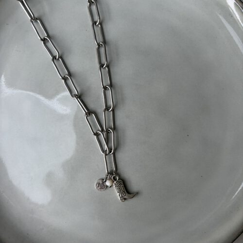 Cowboy Schakelketting zilver