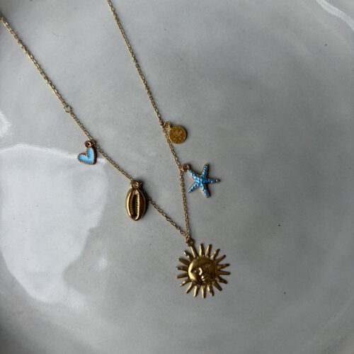 Bedelketting goud (24)