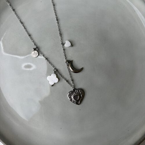 Bedelketting zilver (18)