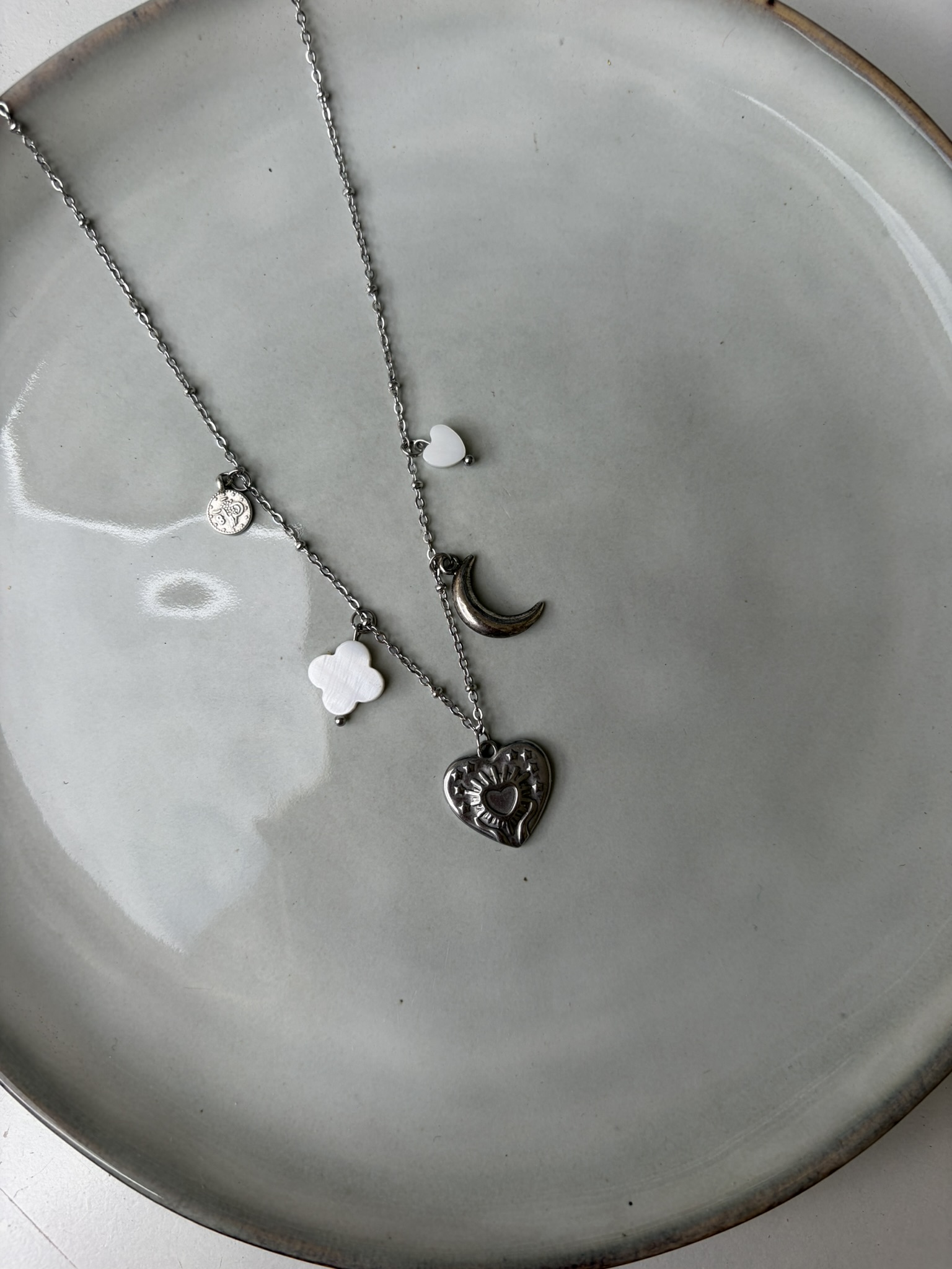 Bedelketting zilver (18)