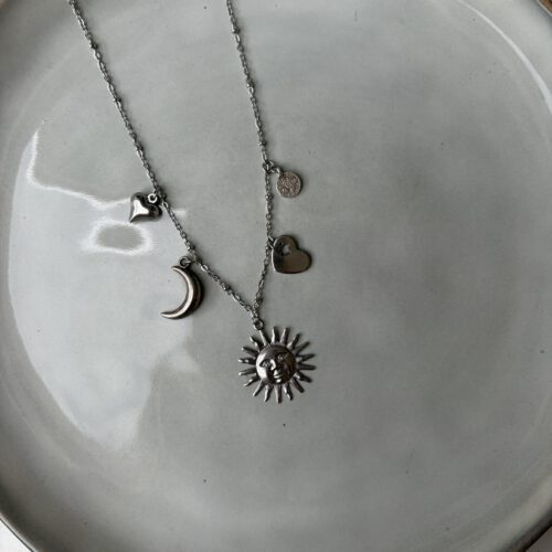Bedelketting zilver (16)