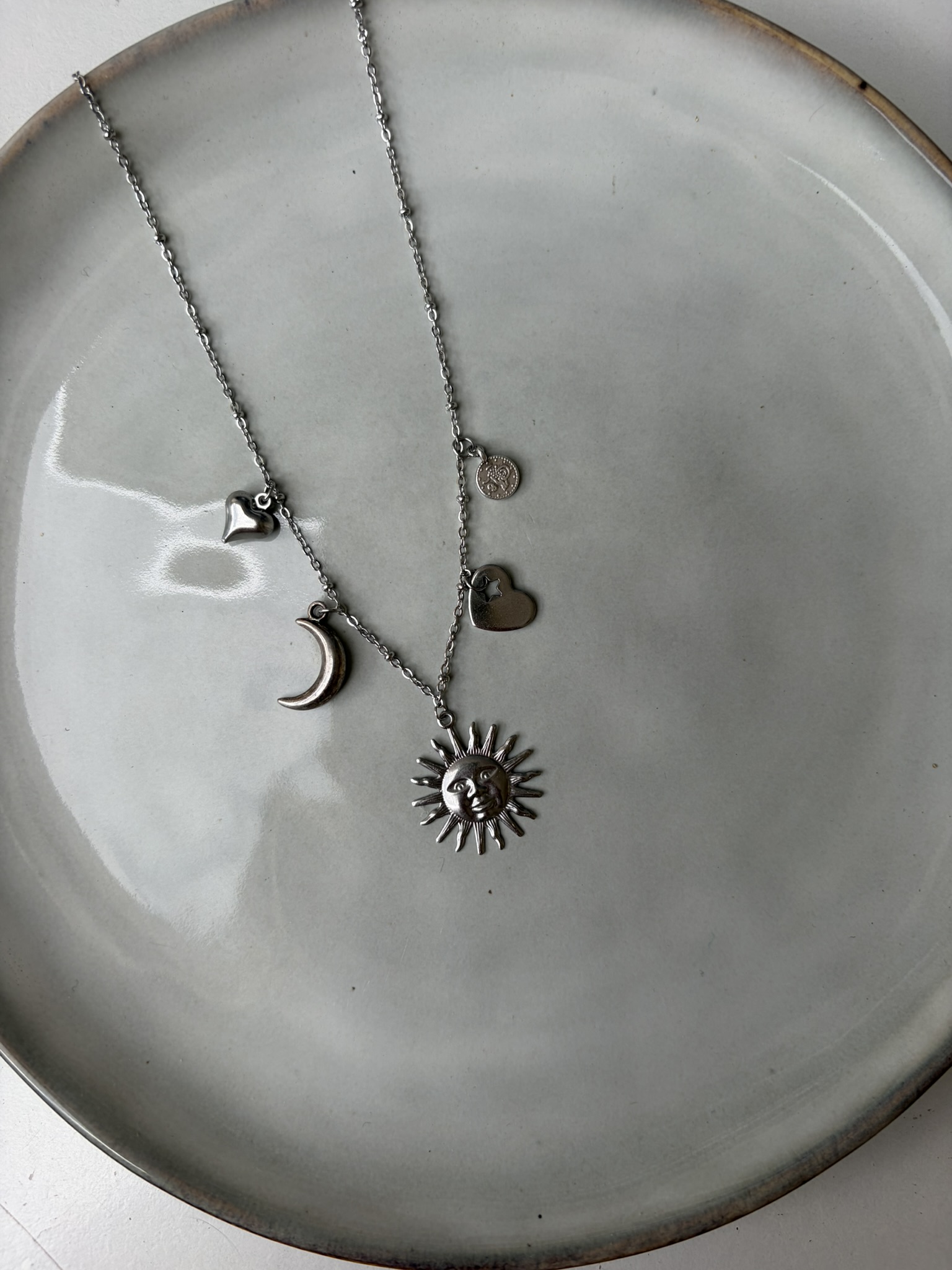 Bedelketting zilver (16)