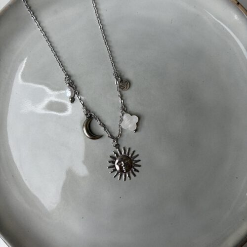 Bedelketting zilver (15)