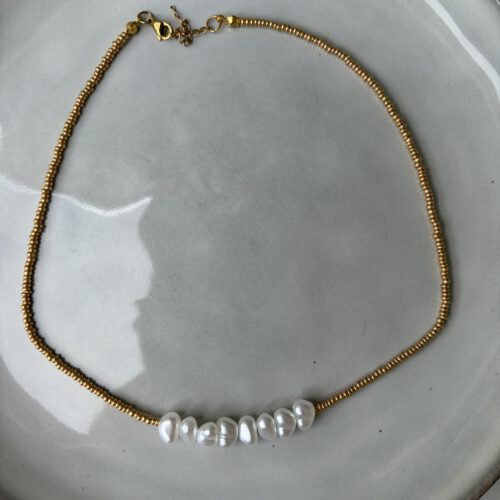 Ocean Pearls Ketting goud