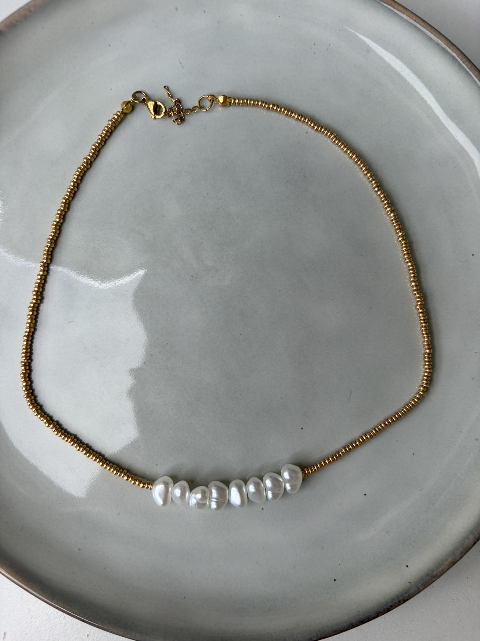 Ocean Pearls Ketting goud
