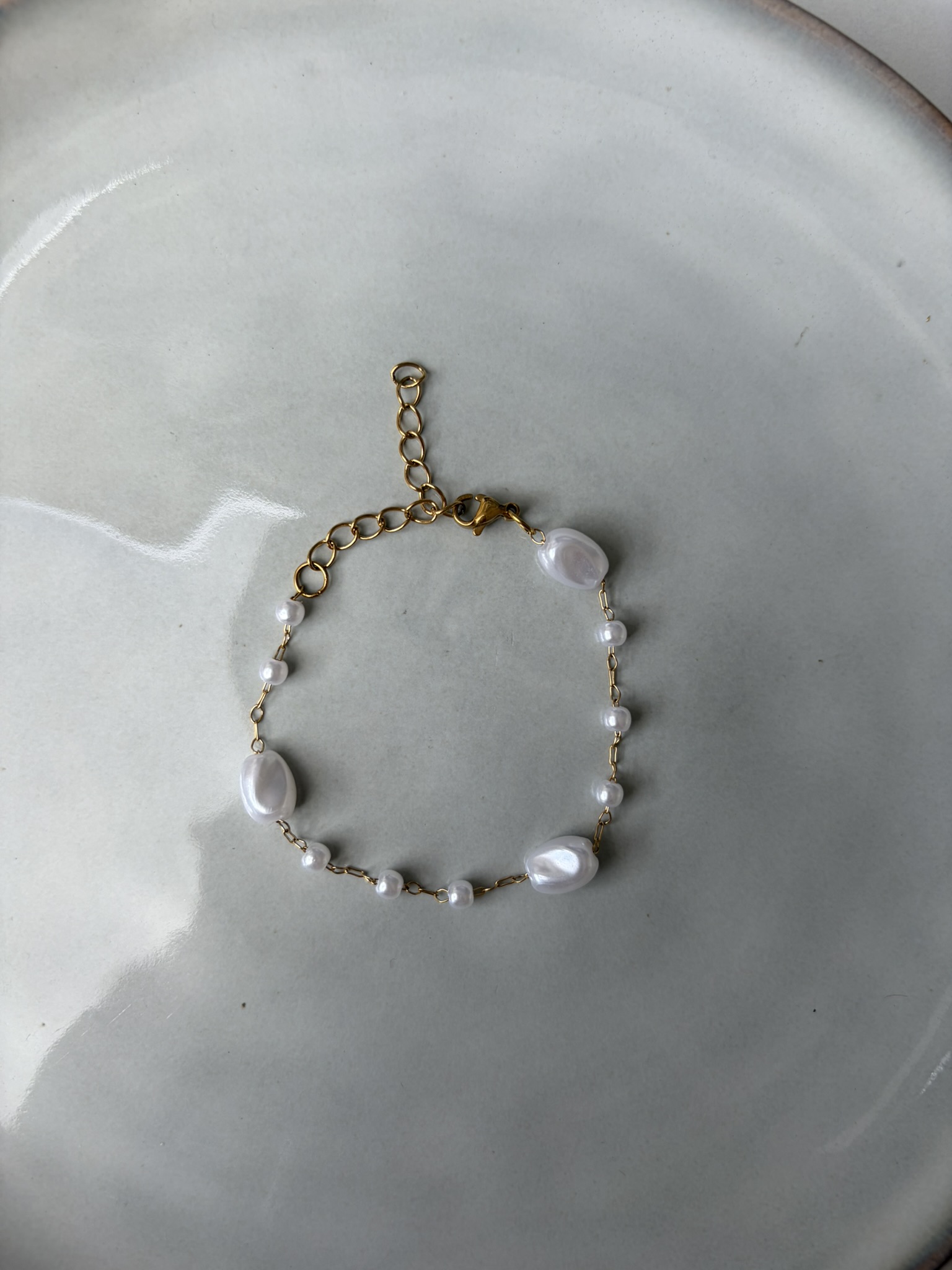 Pearl Chain Armband