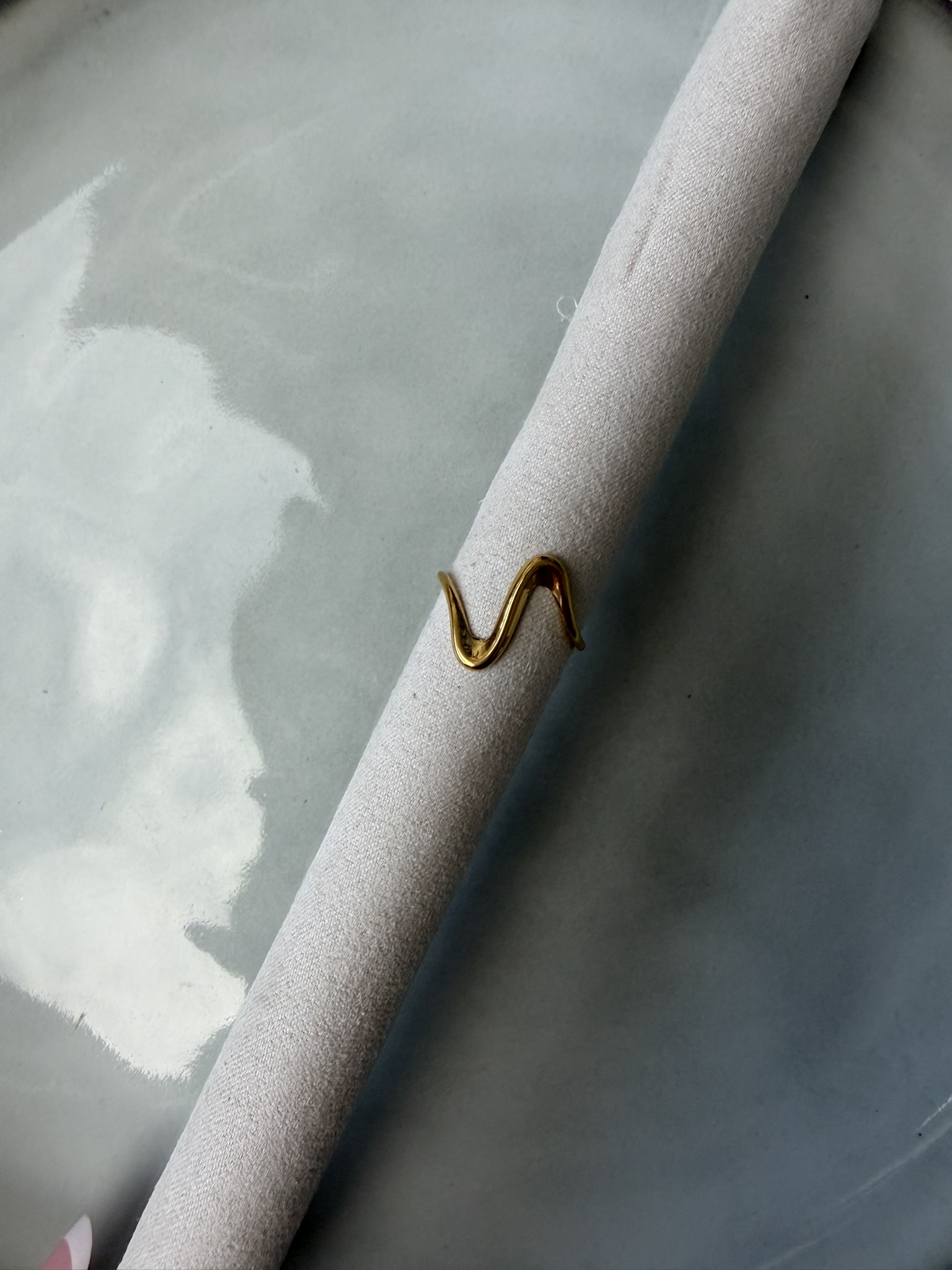 Swirl Ring goud